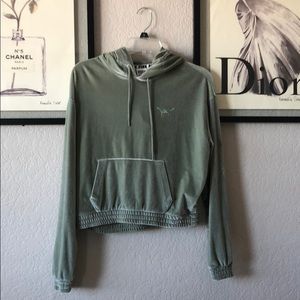 PINK Cropped Pull Over Sweater XS